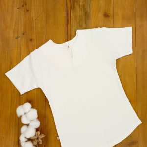 تیشرت بچه گانه یقه کوبایی